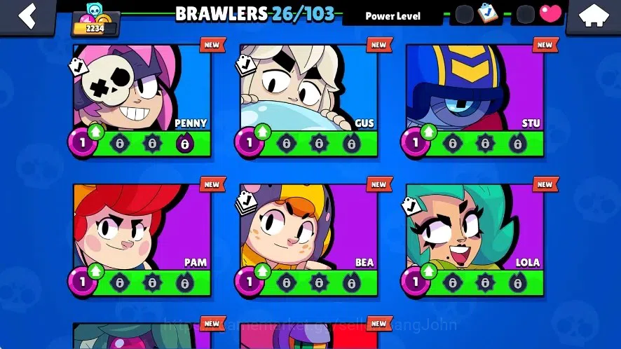 Brawl Stars Accounts Global|2234 Tropyh|26 Brawlers-5 Max Lv.|3 Hyperch image 8