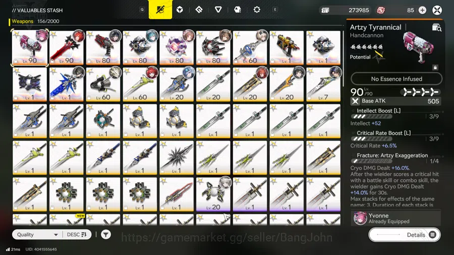 Arknights: Endfield Accounts ASIA | Mid Game|4 Limit + 3 Sign| Laevatain +Sign, image 5