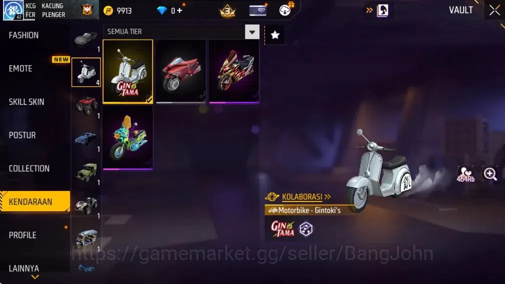 Free Fire Accounts Indonesia | M1887- Hand of Hope| AN94 - Tsunami Bo image 16