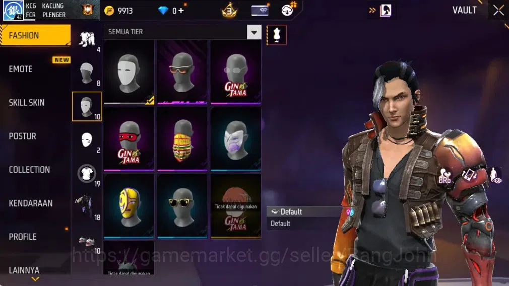 Free Fire Accounts Indonesia | M1887- Hand of Hope| AN94 - Tsunami Bo image 6