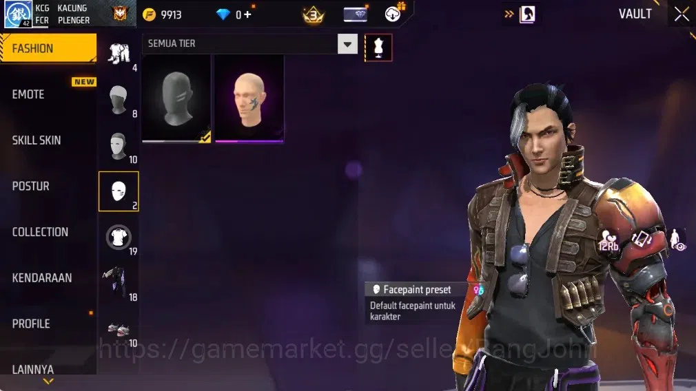 Free Fire Accounts Indonesia | M1887- Hand of Hope| AN94 - Tsunami Bo image 7