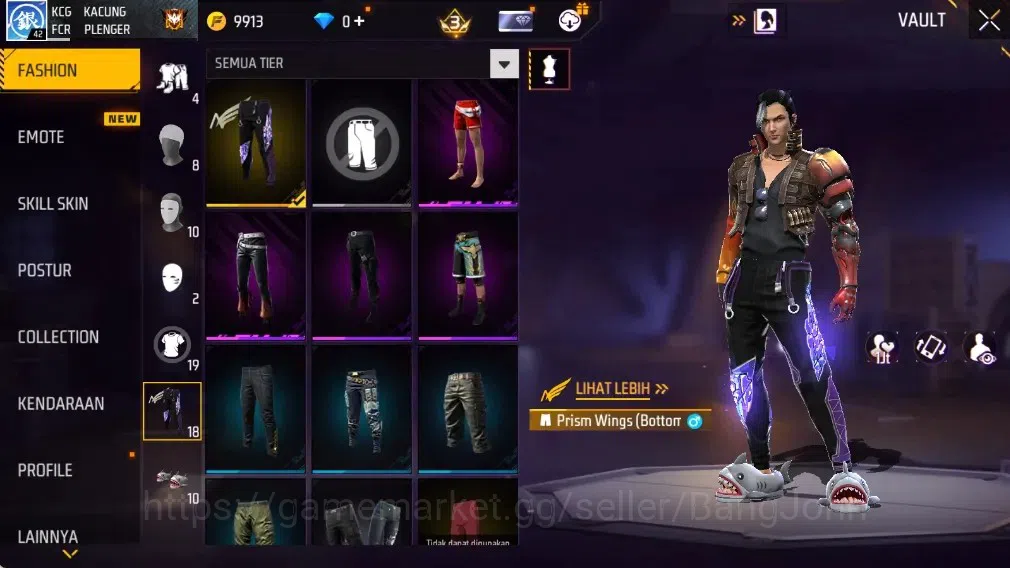 Free Fire Accounts Indonesia | M1887- Hand of Hope| AN94 - Tsunami Bo image 9