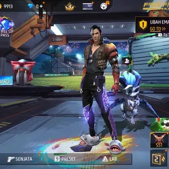Free Fire Accounts Indonesia | M1887- Hand of Hope| AN94 - Tsunami Bo image 1