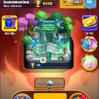 Clash Royale Accounts Others Global |CL 966|KTL 12|Trophy 6558|105 Card|2 Champ|1 Hero|9 Evo|Arena 18|370 Gem|12K