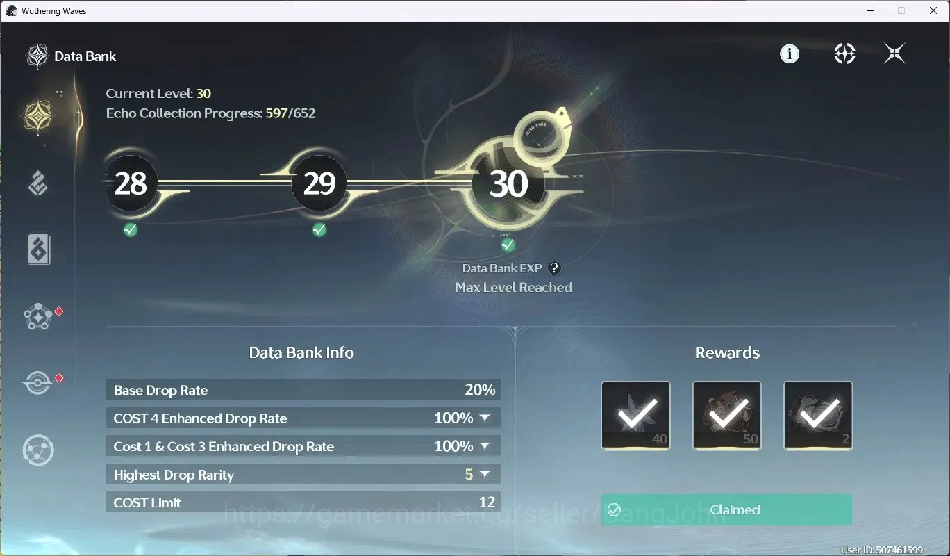 Wuthering Waves Accounts NA|UL 49|1 Char Limited [Lucy RC6 + Sign] & Rebecc image 9