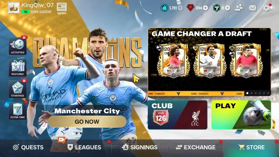 EA SPORTS FC Mobile Accounts Value 108B/126 OVR|UTOTS (Lionel Messi,Vuskovic) TOTY(Govou,Tchouameni,Berbatov,Cherki,Etc),32 1