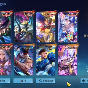 Mobile Legends: Bang Bang Accounts Collector H133|Skin 562||5Legend Miya+Alpha+Lesly+Lunox+Laila|ASP Vexana|2KOF