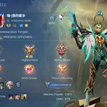 Mobile Legends: Bang Bang Accounts Others Global|Skin 137|Expert|KOF Karina,PRIME Granger,Blazing Franco+Claude,Lightborn