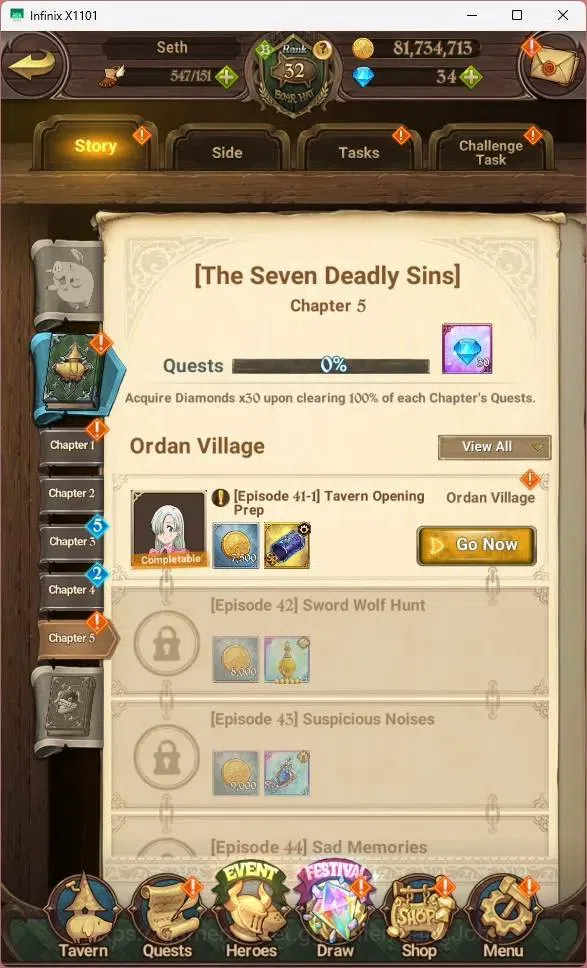 The Seven Deadly Sins: Grand Cross Accounts GLOBAL|2M CC|34 DM|LS 101|UR Mesis 1/6,NightSalos image 7