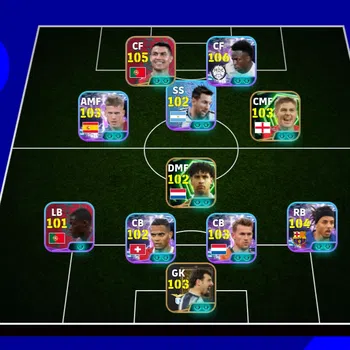 eFootball Accounts Legends & Iconic Players EFOOTBALL BEST ACCOUNT | SHOWTIME VINICIUS BEST CARD,J KOUNDE,RONALDO PACK,S