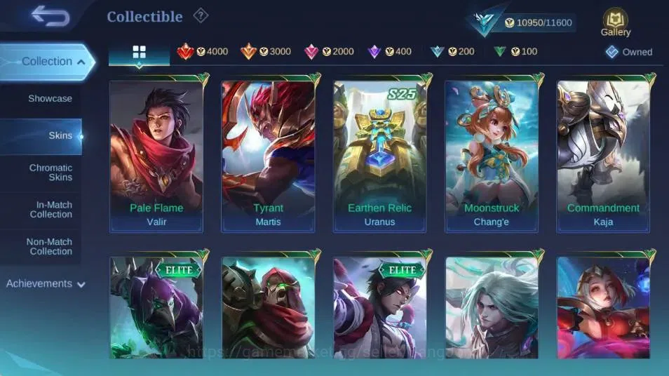 Mobile Legends: Bang Bang Accounts Collector Global|Hero 78|Skin 82|Seasoned|Epic Moskov,Anniversary Miya,SPECIAL 13