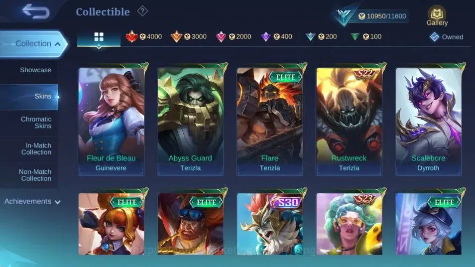 Mobile Legends: Bang Bang Accounts Collector Global|Hero 78|Skin 82|Seasoned|Epic Moskov,Anniversary Miya,SPECIAL 16