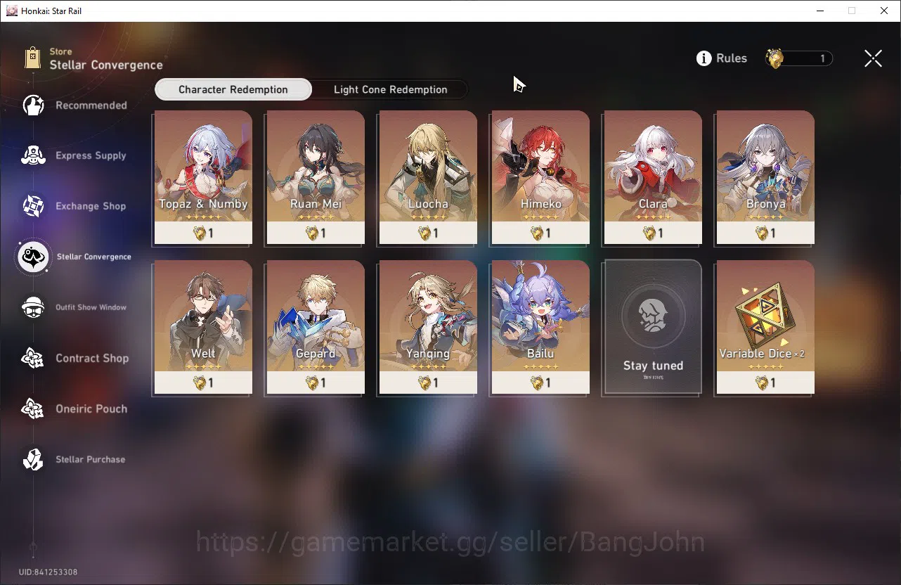 Honkai Star Rail Accounts ASIA TL29|4 Limit|Yao Guang|Archer|Sparkle|Dan Hen image 14