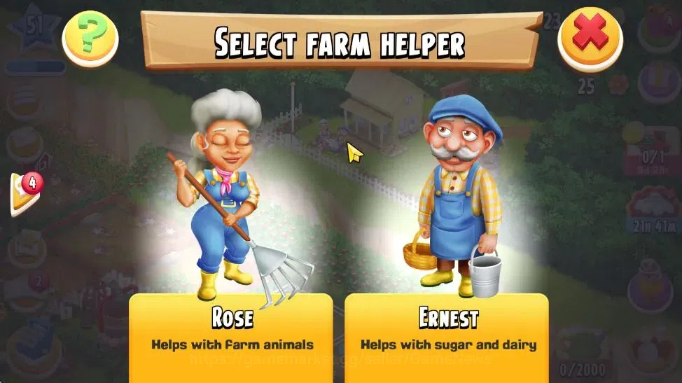 Hay Day Accounts Lvl 51 | Silo Storage 525 + Barn Storage 3100 | We image 12