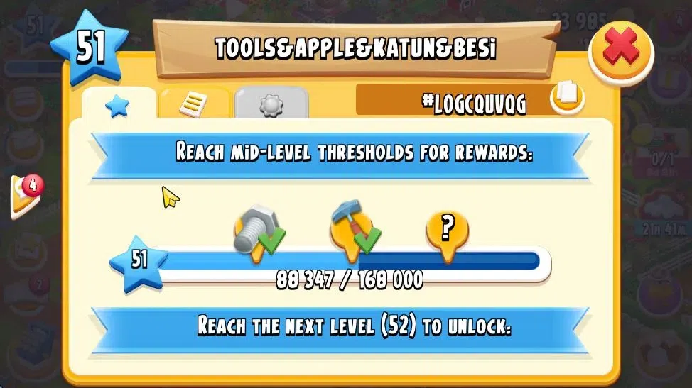 Hay Day Accounts Lvl 51 | Silo Storage 525 + Barn Storage 3100 | We image 5