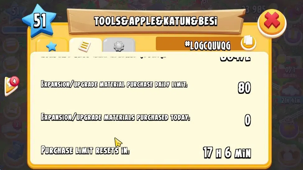 Hay Day Accounts Lvl 51 | Silo Storage 525 + Barn Storage 3100 | We image 7
