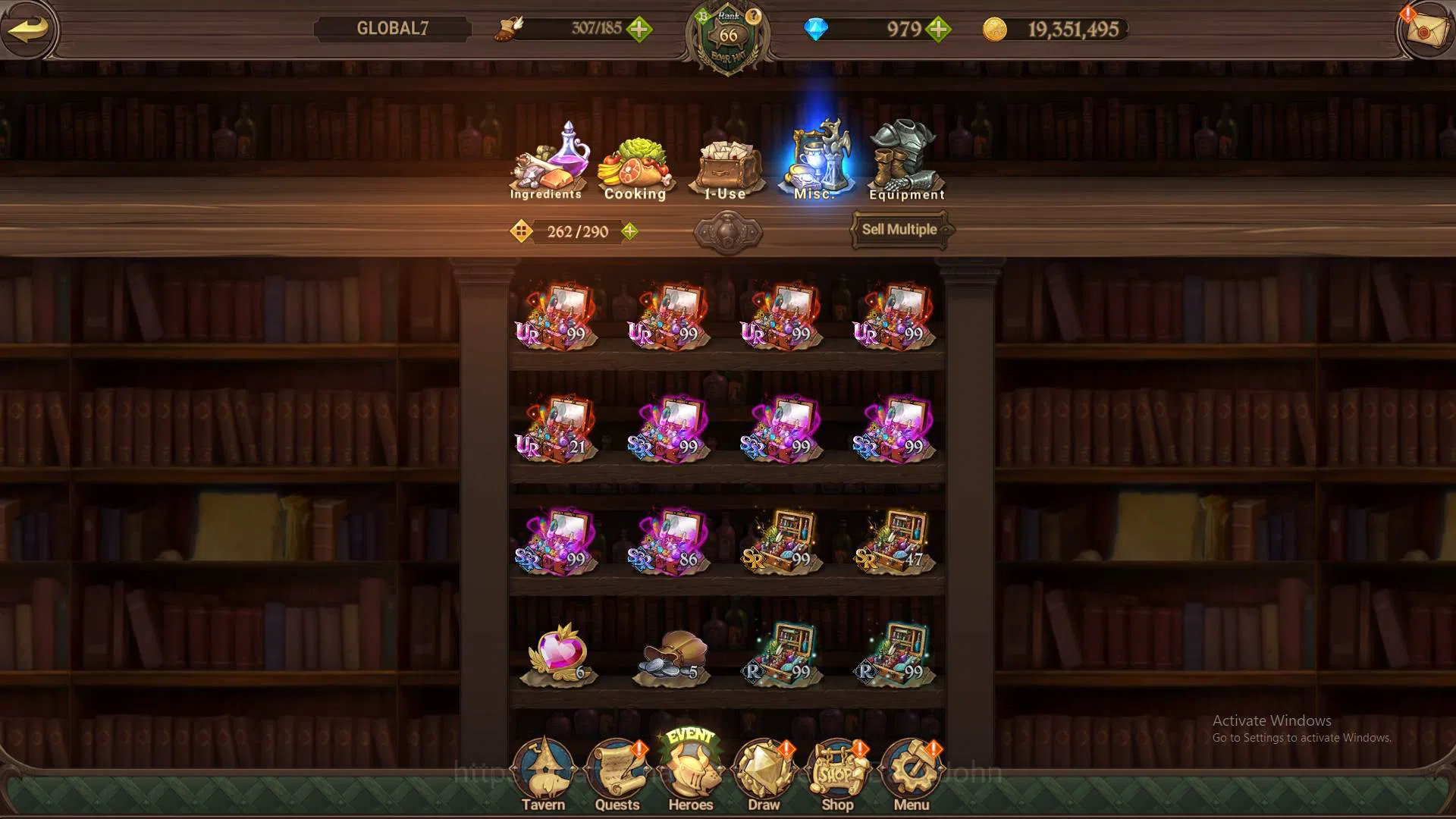 The Seven Deadly Sins: Grand Cross Accounts Others GLOBAL|3.1m CC|DM 979|1LR Elizabeth|Full collab FF|UR 6
