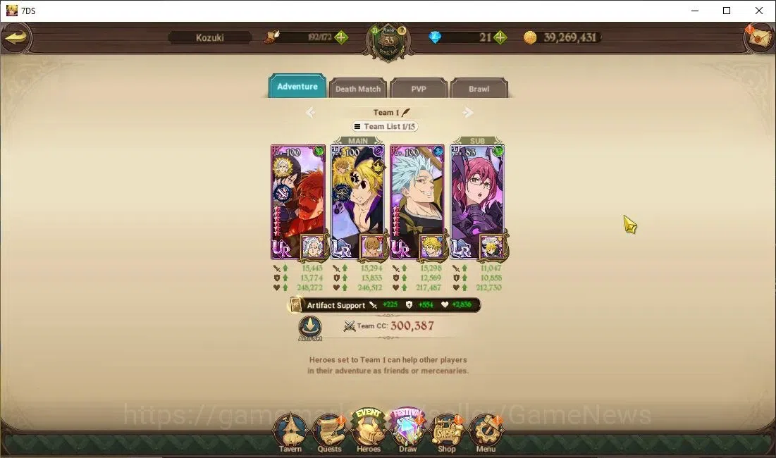 The Seven Deadly Sins: Grand Cross Accounts ASIA|3,3M CC|50 LS|5 LR+9 UR+Collab FF,ReZero|N Me image 11