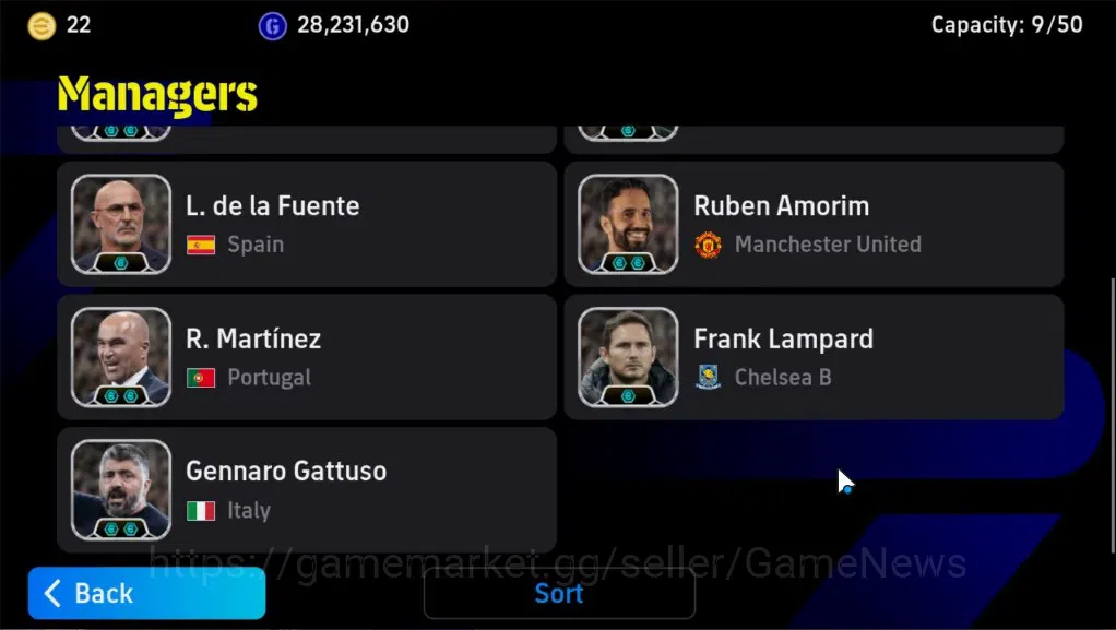 eFootball Accounts Legends & Iconic Players Android|3Pack Portugal,France,Barca|45Epic(Marco van basten,Neymar,Luis 5