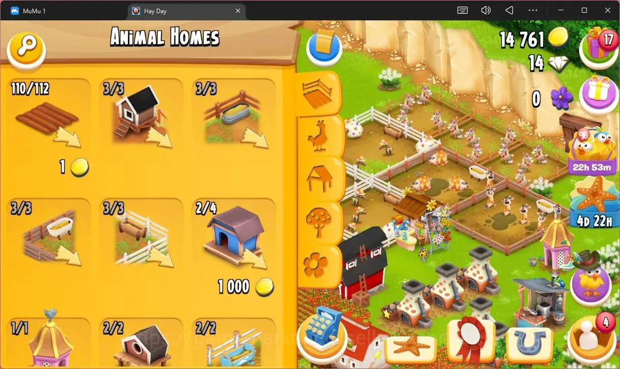 Hay Day Accounts Lvl 83|Silo Storage 1572/2100|Barn Storage 4160/6000|14K Coins|14 Diamonds|PROTECT OFF|Log Supercel |RA094B 6
