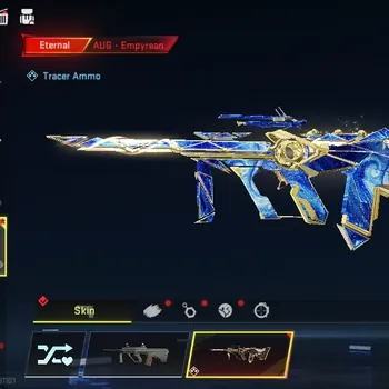 Blood Strike Accounts Collab Skin Asia|Eternal AUG Empyrean Lv3|Collab AOT M4A1 BoF,Byakuya|Limit Spear Blossom|Ultra Galil