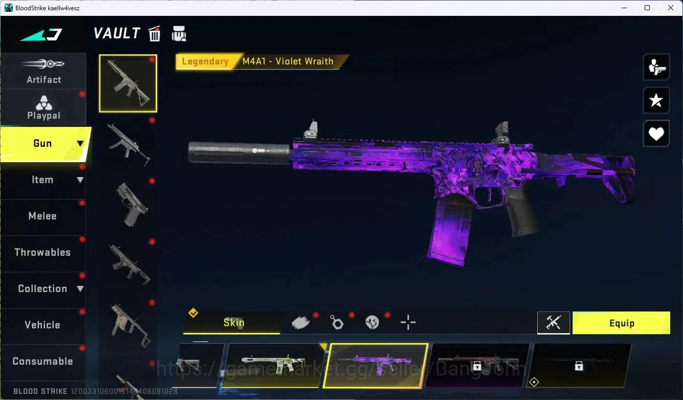 Blood Strike Accounts ASIA|Eternal: Desert Eagle-Scorpius |1 Collab Gun image 2