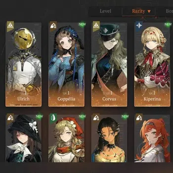 Reverse: 1999 Accounts Midgame GLOBAL|Lv 45|18K CD|10 (*6Crew) 1 Limited|Rhiannon P5|Ulrich