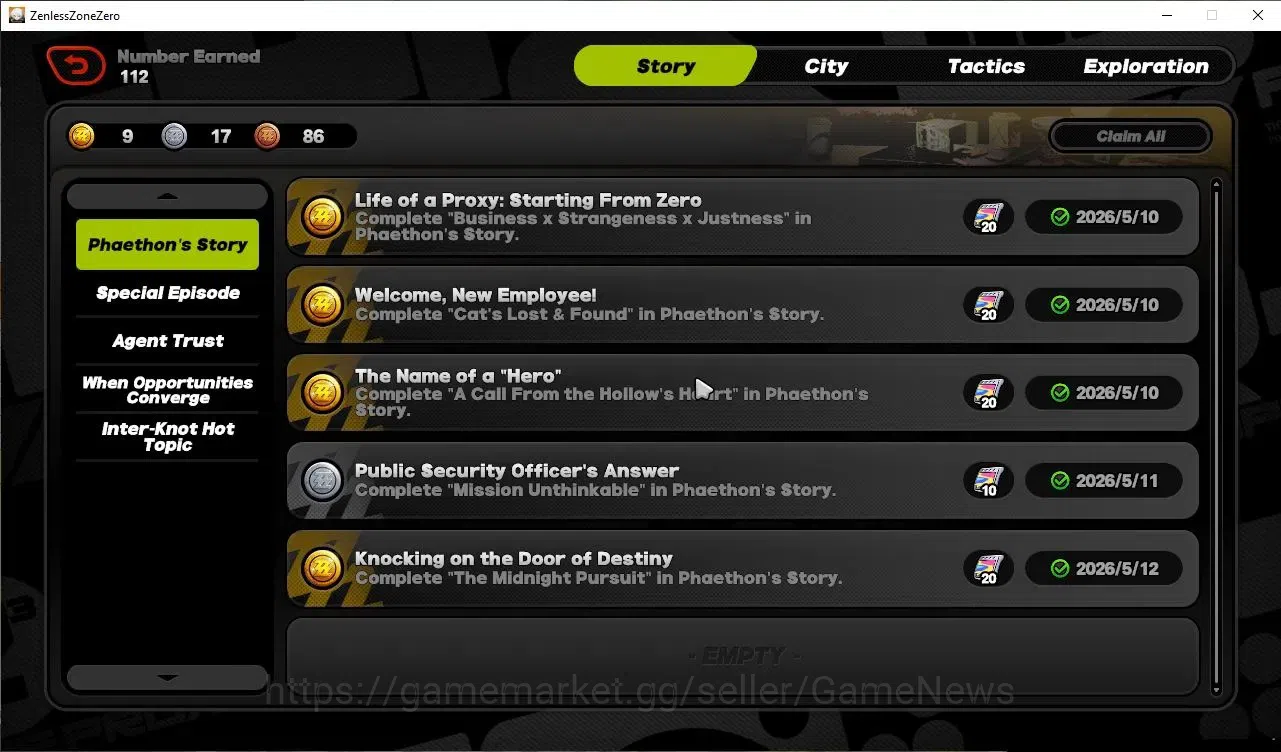 Zenless Zone Zero Accounts ASIA IK 38|S1 Ch4|1 Limited [PromeiaM1+Sign]+ 2 ST image 16