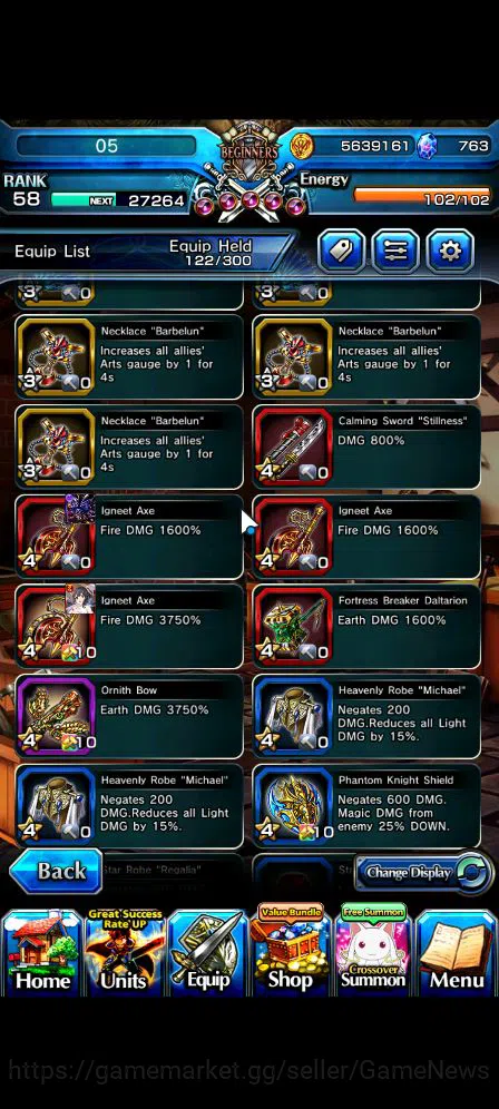 Grand Summoners Accounts Global|Rank 58|7 Ascend|Summer MiyuTW,EmiyaTW,Hazu image 11