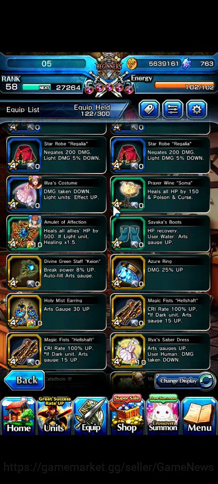 Grand Summoners Accounts Global|Rank 58|7 Ascend|Summer MiyuTW,EmiyaTW,Hazu image 12