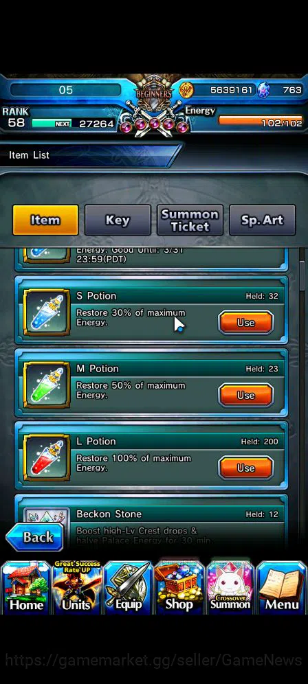Grand Summoners Accounts Global|Rank 58|7 Ascend|Summer MiyuTW,EmiyaTW,Hazu image 2