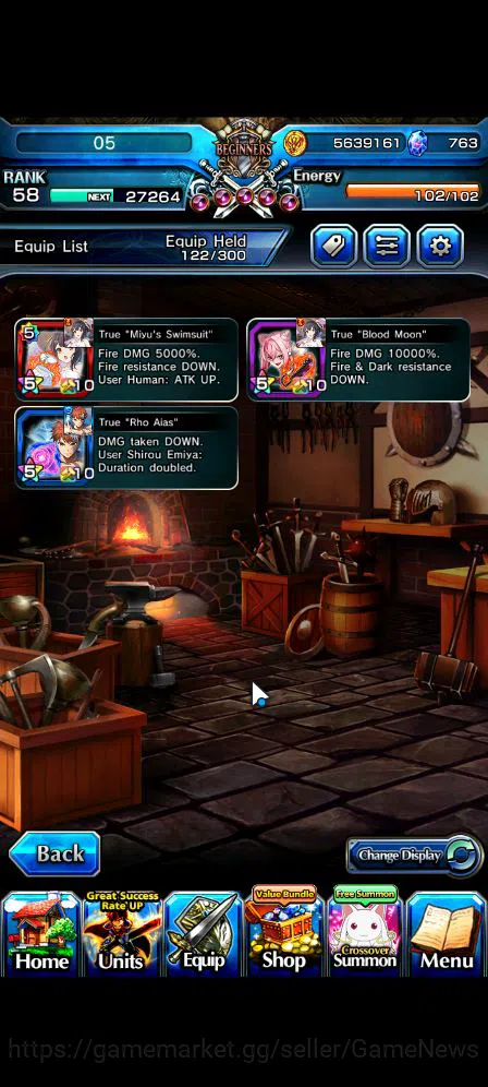 Grand Summoners Accounts Global|Rank 58|7 Ascend|Summer MiyuTW,EmiyaTW,Hazu image 5