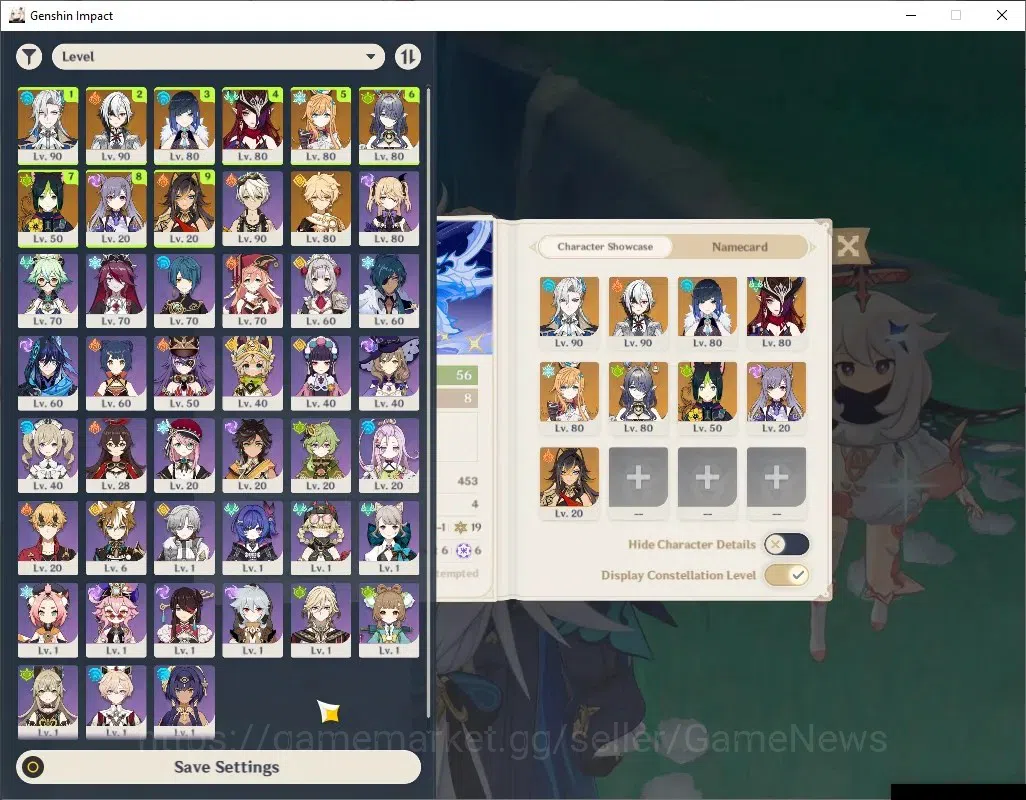 Genshin Impact Accounts ASIA|AR 56|6Limited+2(*5Wep)|Arlec,Neuvil,Yelan,Ch image 2