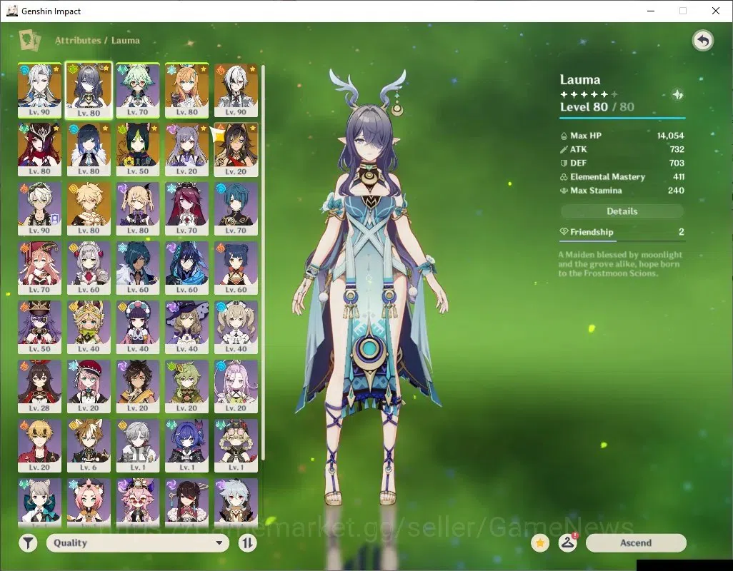 Genshin Impact Accounts ASIA|AR 56|6Limited+2(*5Wep)|Arlec,Neuvil,Yelan,Ch image 4