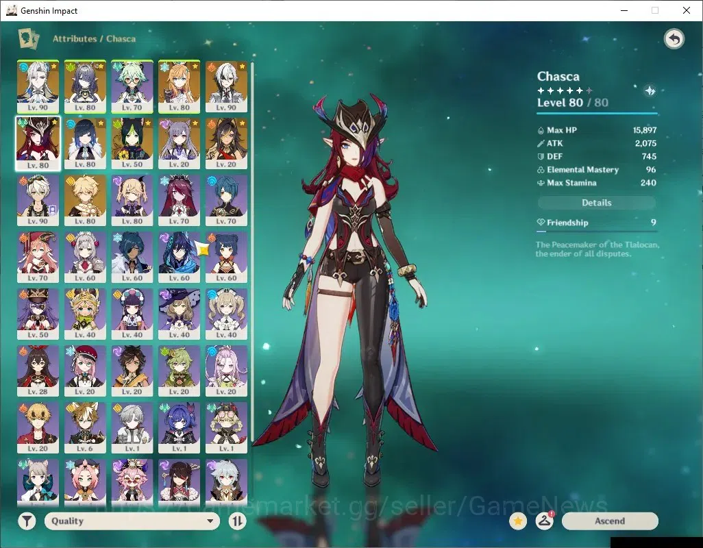 Genshin Impact Accounts ASIA|AR 56|6Limited+2(*5Wep)|Arlec,Neuvil,Yelan,Ch image 7