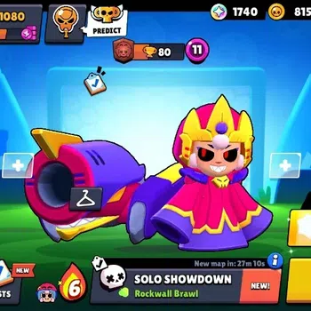 Brawl Stars Accounts Global | 1080 Thropy|14 Brawler|3 Max Lv Hypercharge(Shelly,Edgar)|1 Mythic Skins|1.7k Bling|CN