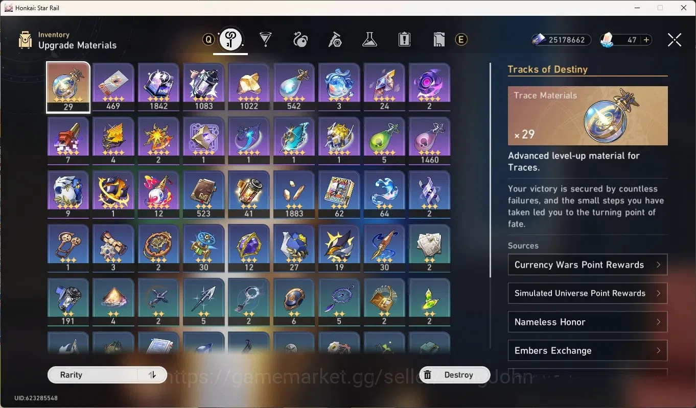Honkai Star Rail Accounts Others America|TL 60|6 Limited [MortenaxBladeE1 + Sign],Yao Guang,Lingsha,Dan 8