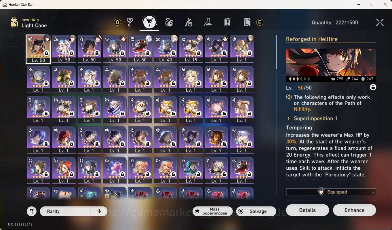 Honkai Star Rail Accounts Others America|TL 60|6 Limited [MortenaxBladeE1 + Sign],Yao Guang,Lingsha,Dan 9
