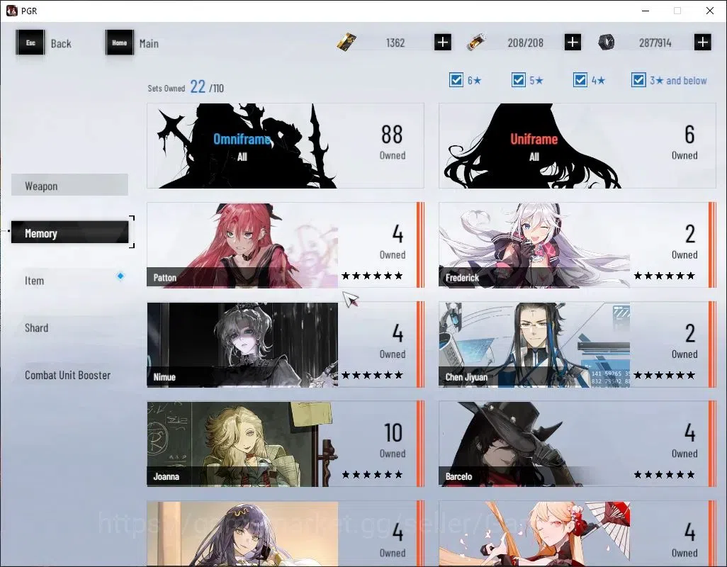 Punishing: Gray Raven Accounts NA |Lv 73|[S LuciaCW,S Lilith,SS Spectre]+Sign,S L image 7