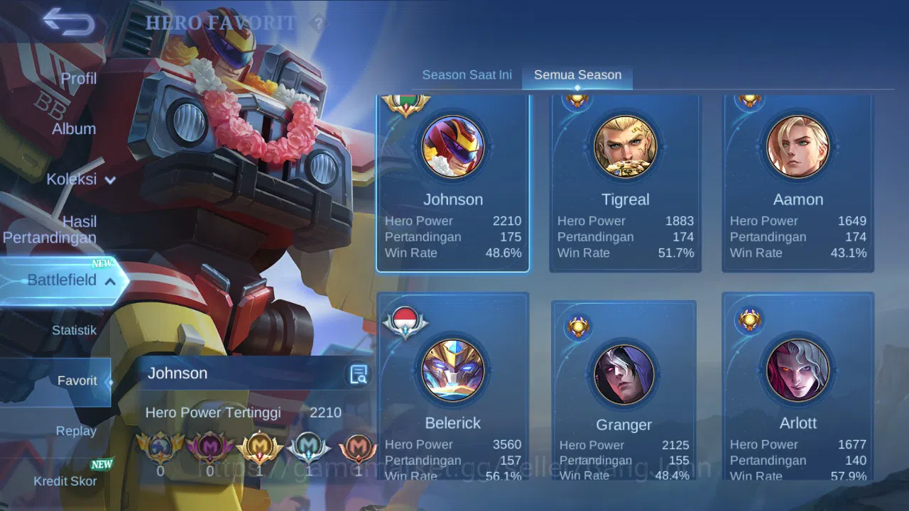 Mobile Legends: Bang Bang Accounts GLOBAL Hero 99 Skin 131 Create Kadita | Spongebob  image 12