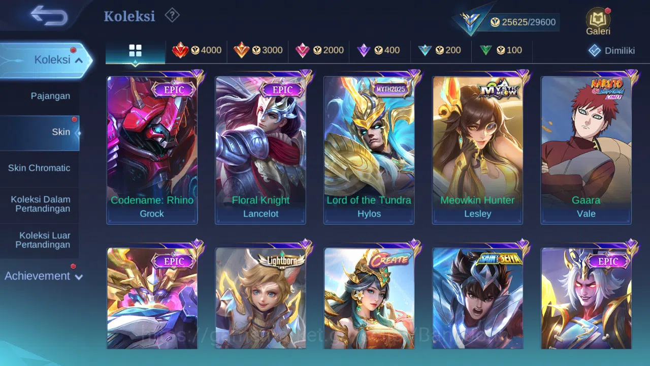 Mobile Legends: Bang Bang Accounts GLOBAL Hero 99 Skin 131 Create Kadita | Spongebob  image 2