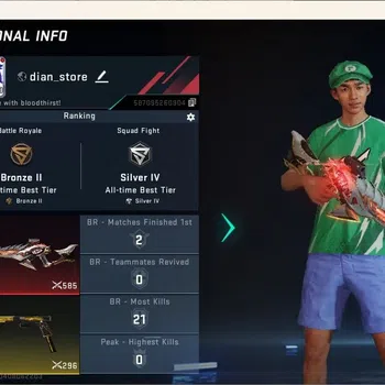 Blood Strike Accounts Others ASIA | Eternal Gun: Spear-Relic Lv.3 | 1 Ultra Striker | 1 Limited Striker | 6 Legendary Guns