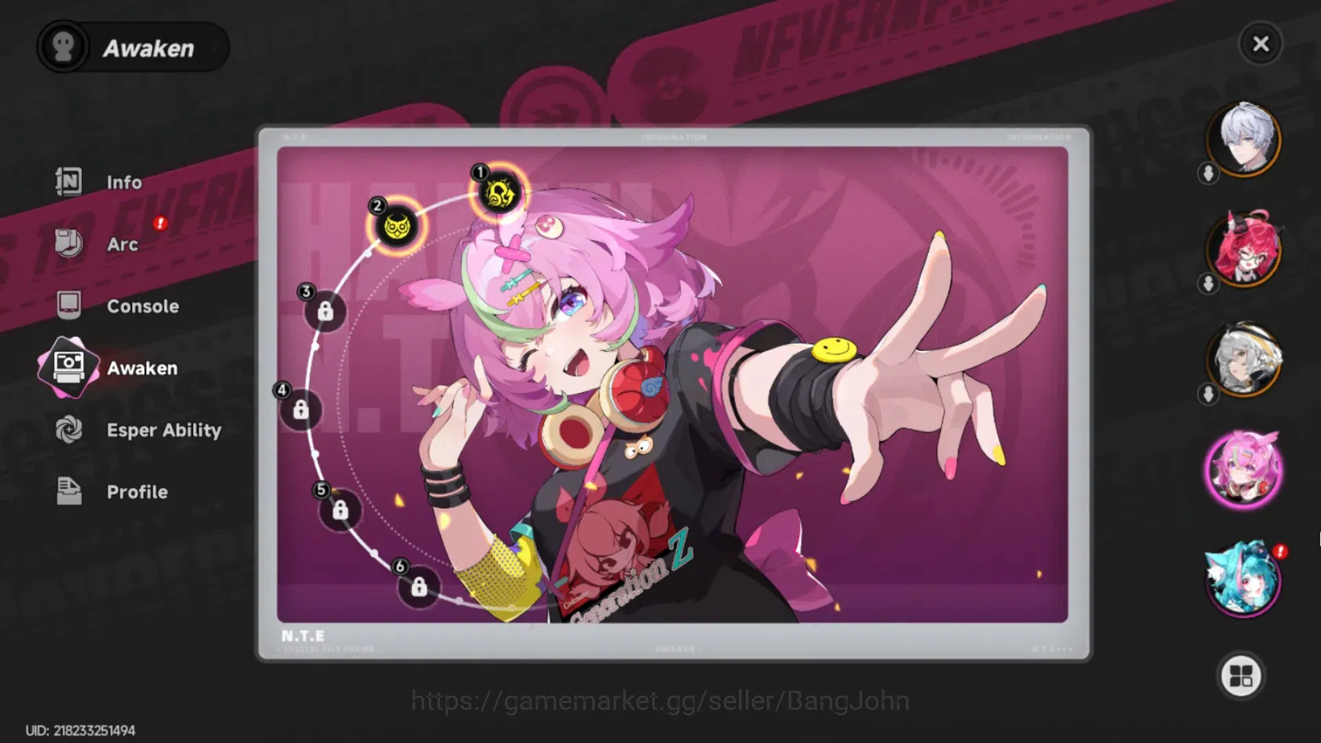 Neverness to Everness Accounts SEA | Starter Lv 3 | 2 SSR (Nanally+Hathor)+ 5 SR  image 10