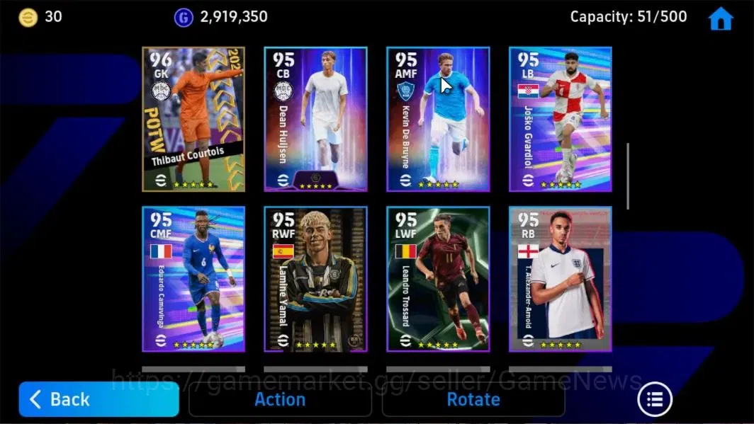 eFootball Accounts Android|PES Adriano,Bebeto,Fabio Cannavaro,Raul,Fr image 13