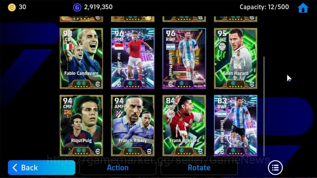 eFootball Accounts Android|PES Adriano,Bebeto,Fabio Cannavaro,Raul,Fr image 5