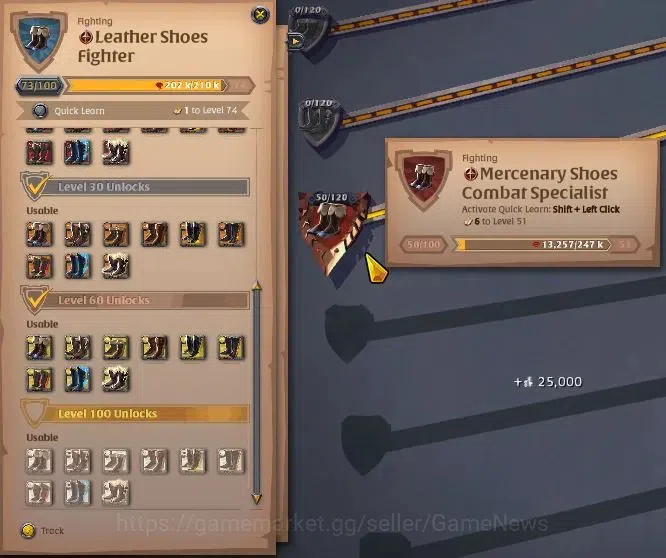 Albion Online Accounts ASIA | 2,41M Total Fame - 9,52M Silver | T8 Ore Mi image 8