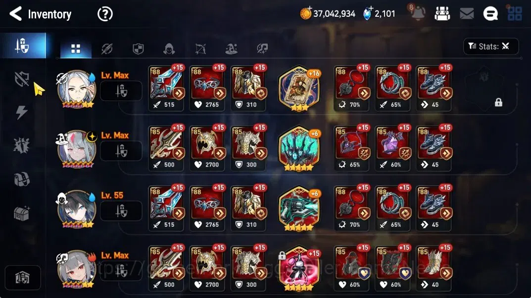 Epic Seven Accounts Starter GLOBAL|UnVerif|6 ML(NM Luna,Ruele of Light,SpecTenebria,Belian)Setsuka,TA Coli,Perfum 10