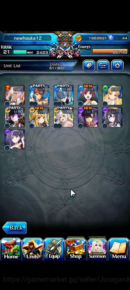 Grand Summoners Accounts Global|Rank 21|11 Ascend|Inumuta TW,S Emiya,S Luvi image 4