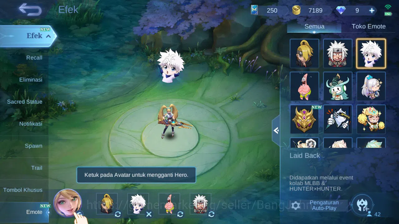 Mobile Legends: Bang Bang Accounts GLOBAL Hero 42 Skin 53 | Lunar Sun | Epic Moskov | image 7