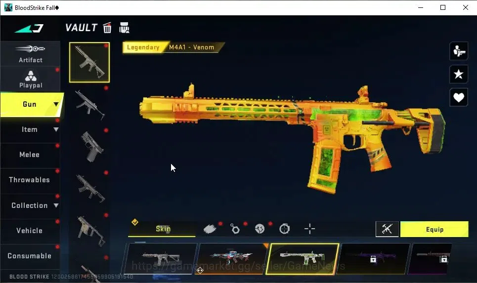 Blood Strike Accounts ASIA|2 ULTRA[M4A1-Ironsurgency Lv2,SCAR-Molten Cor image 5